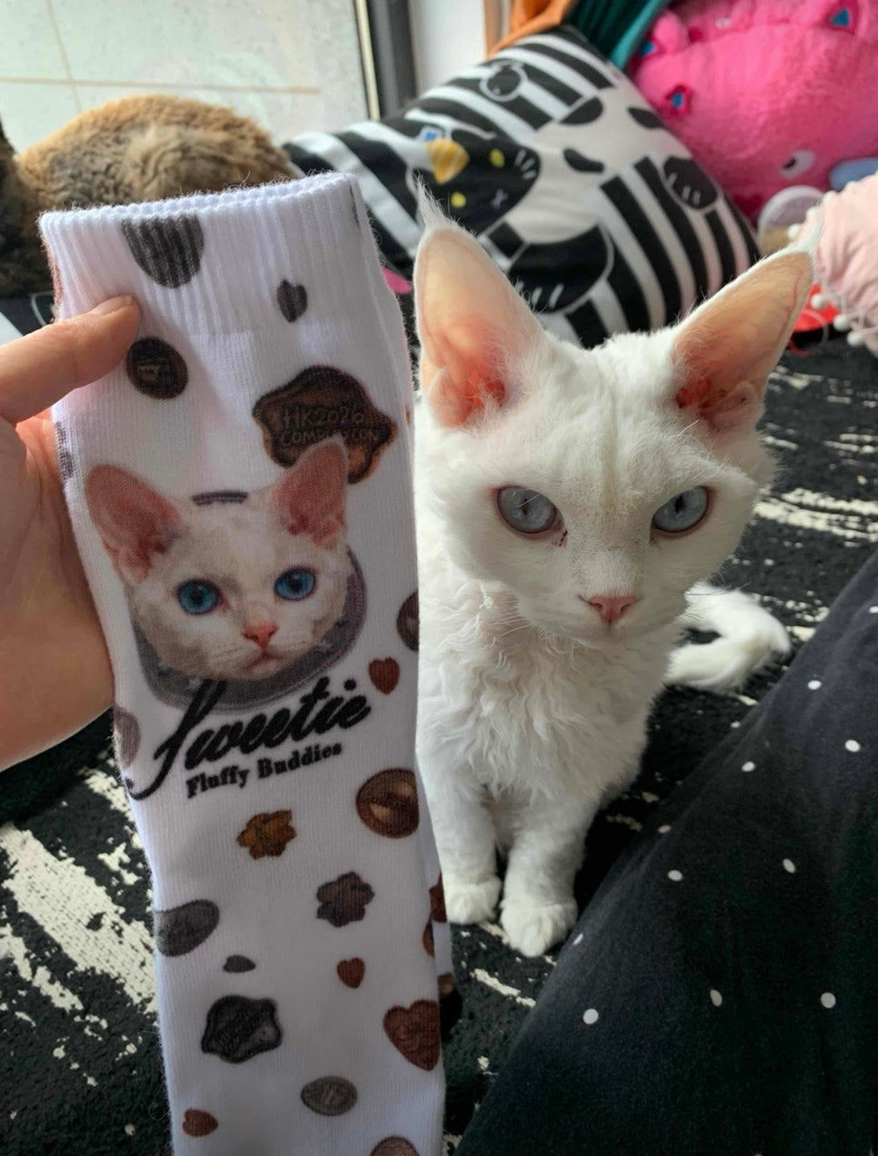 Full Face crew socks
